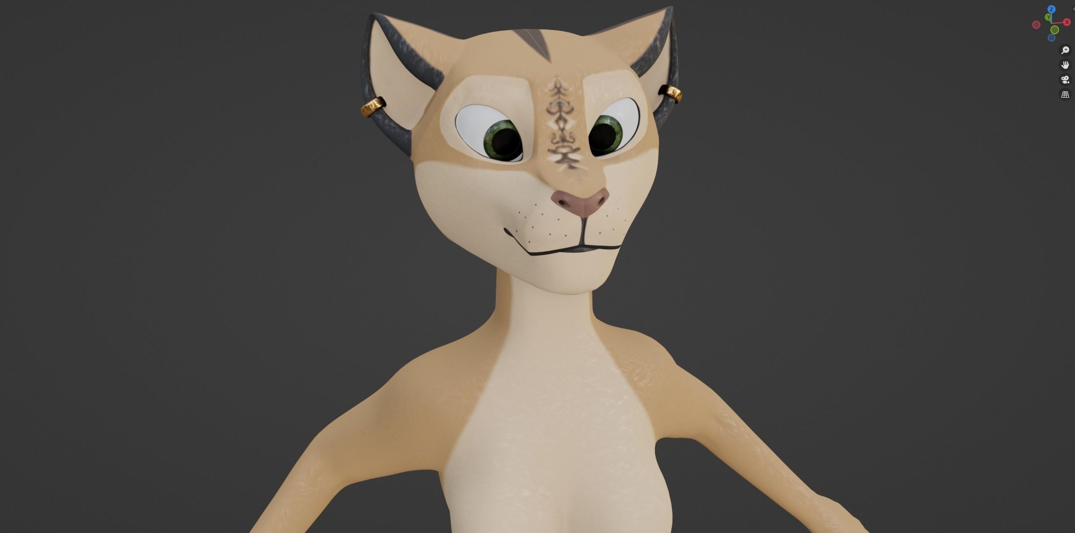 Nayara Anthro Lioness 3D model_48