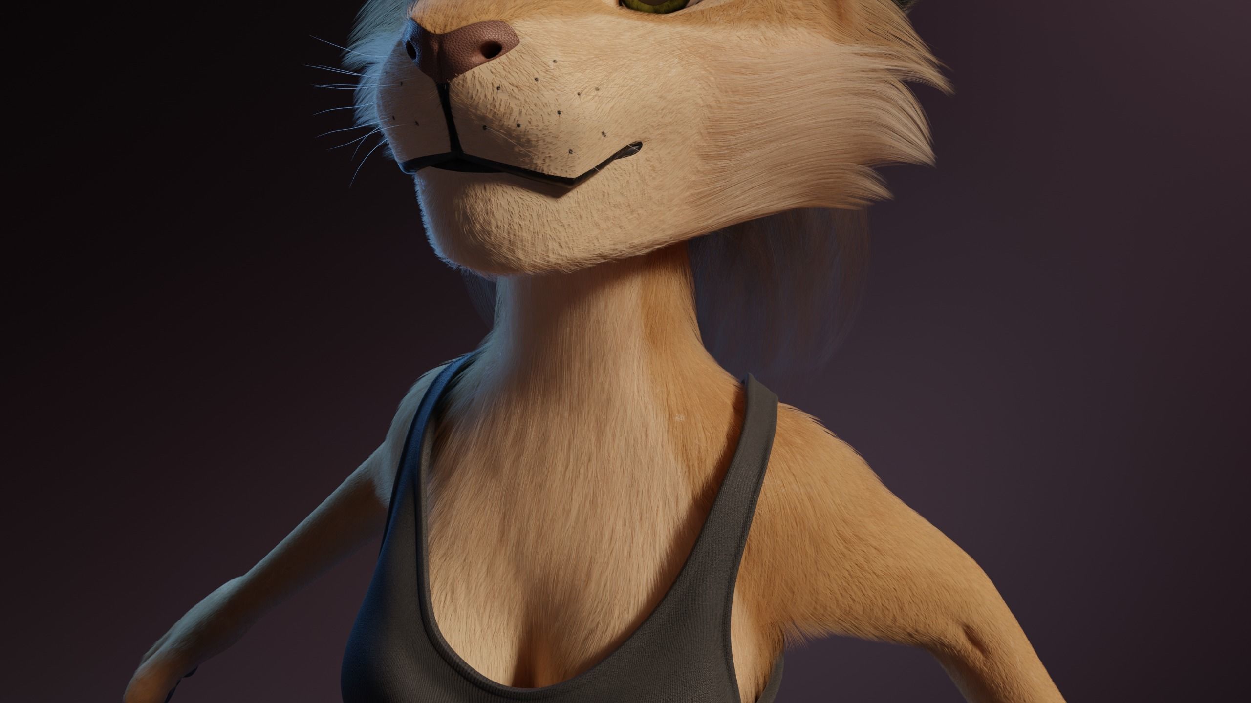 Nayara Anthro Lioness 3D model_30
