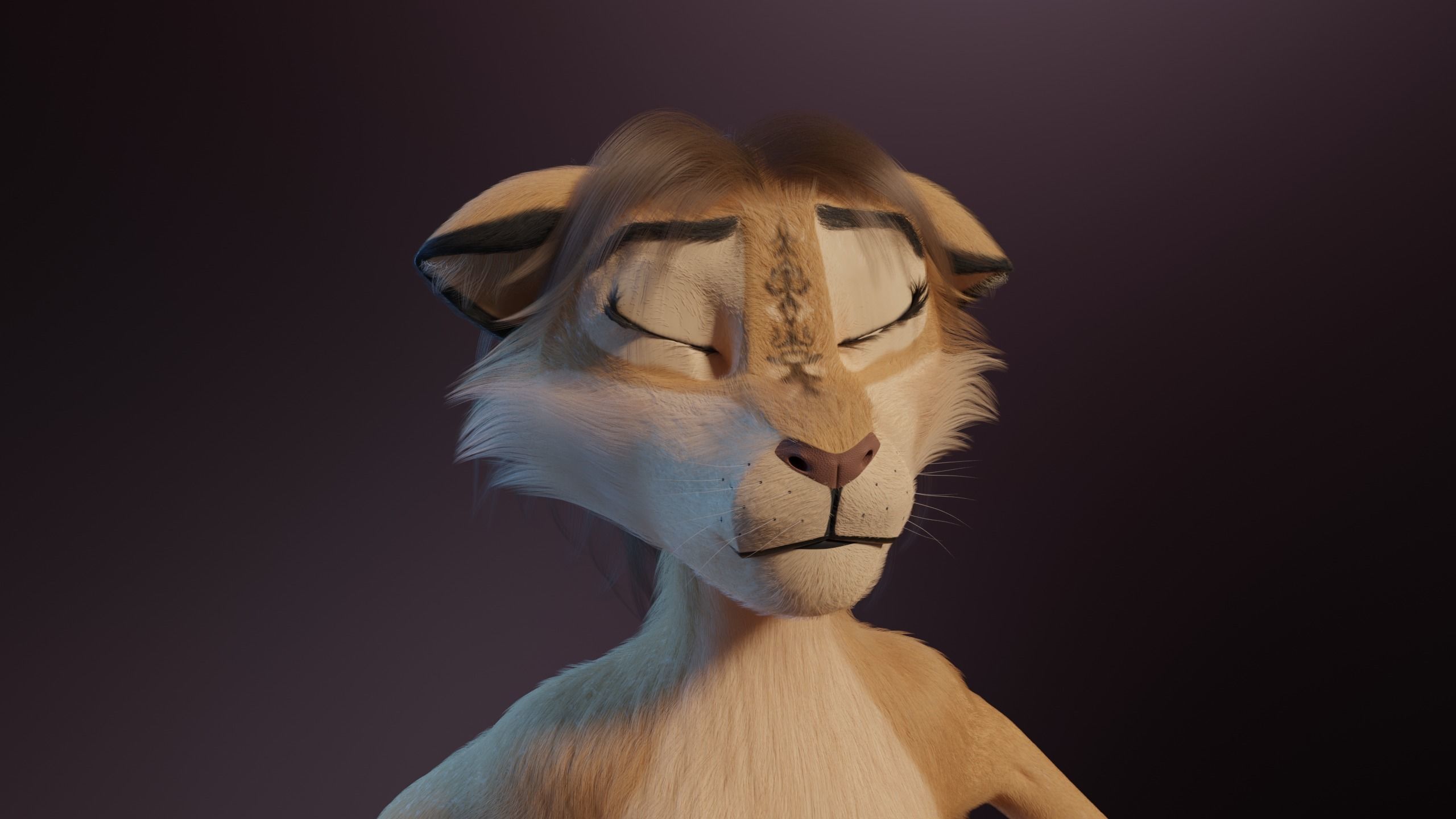 Nayara Anthro Lioness 3D model_34