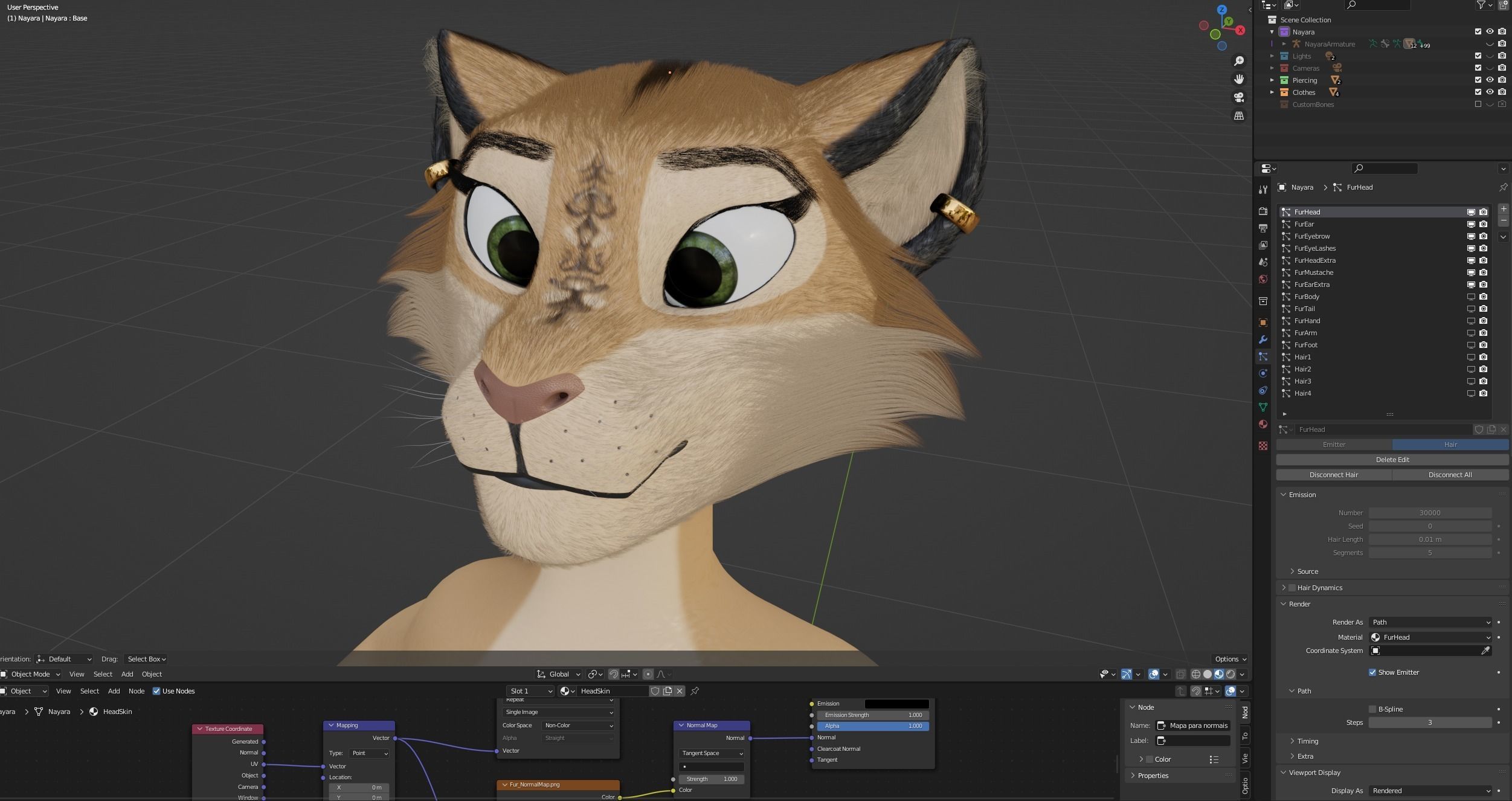 Nayara Anthro Lioness 3D model_99