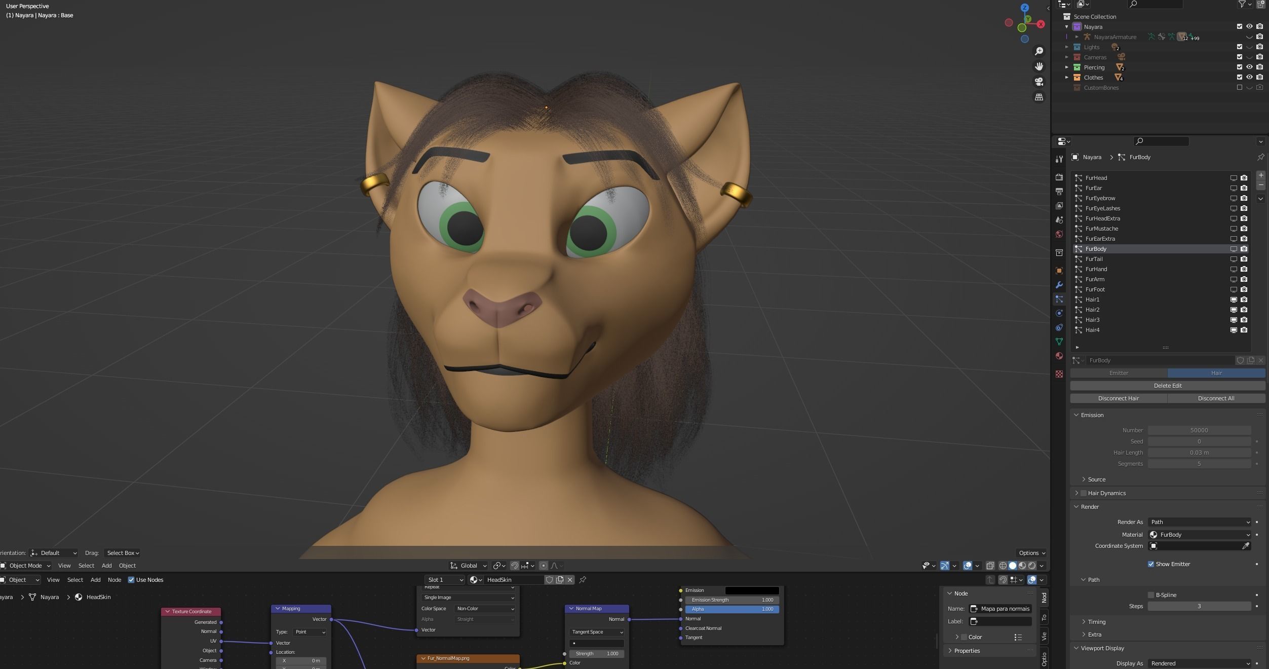 Nayara Anthro Lioness 3D model_102
