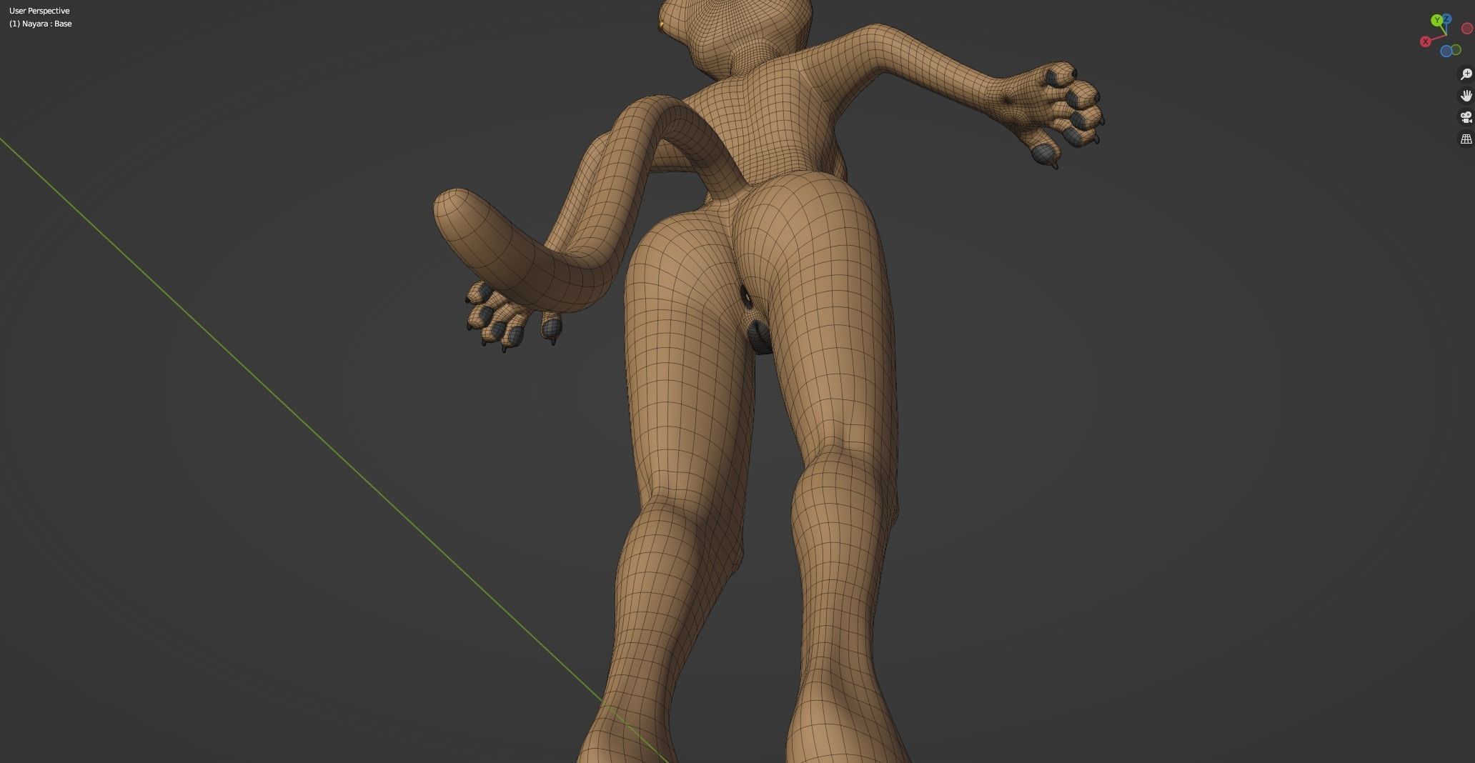 Nayara Anthro Lioness 3D model_67