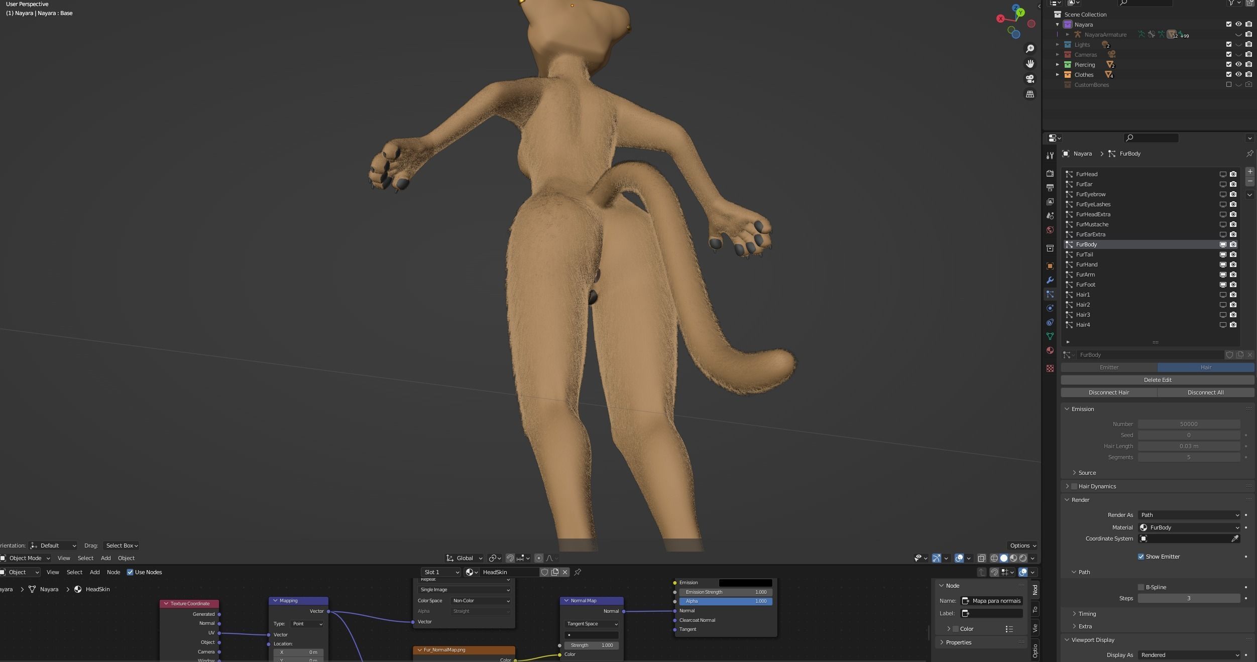 Nayara Anthro Lioness 3D model_101