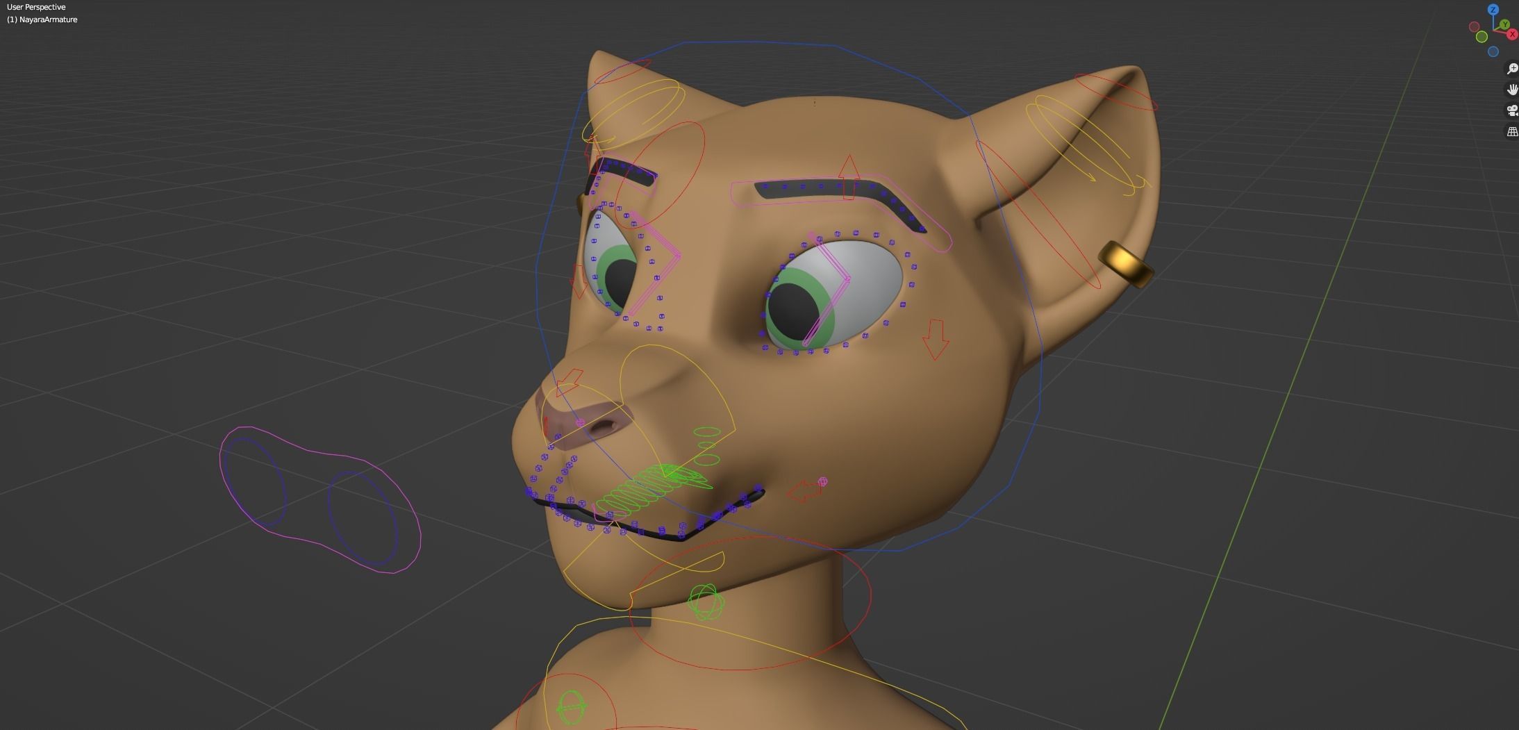 Nayara Anthro Lioness 3D model_46