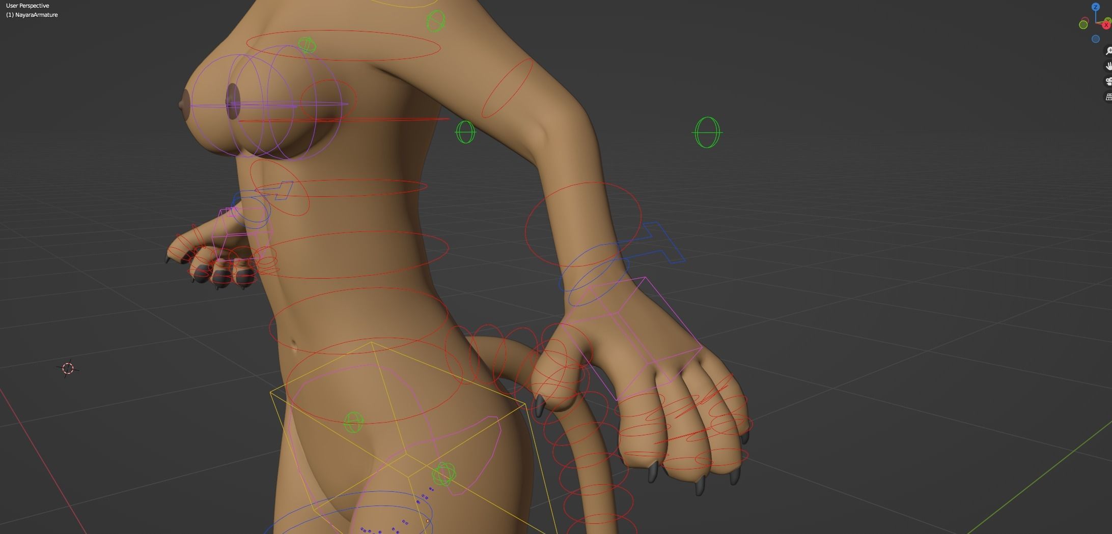 Nayara Anthro Lioness 3D model_43