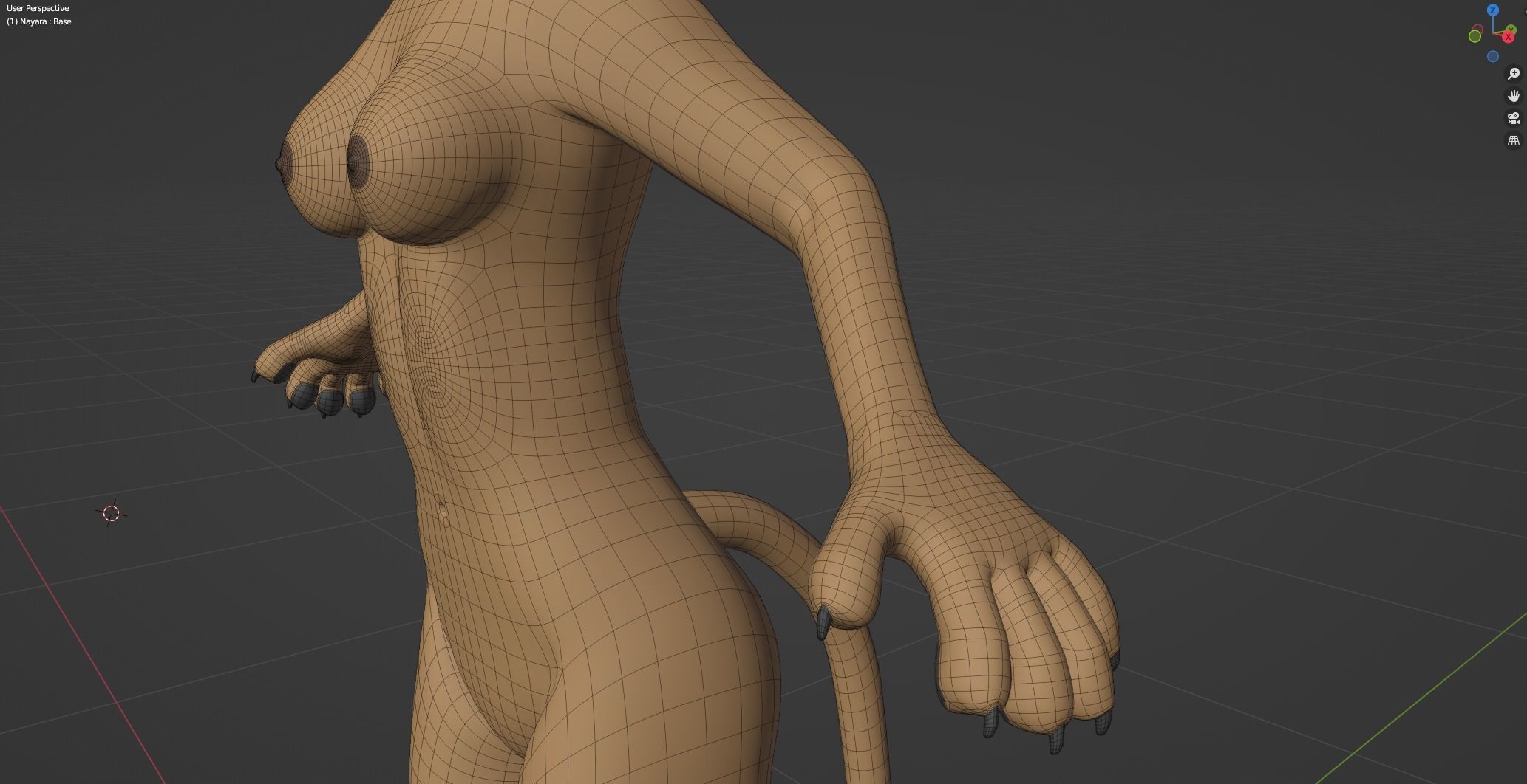 Nayara Anthro Lioness 3D model_69