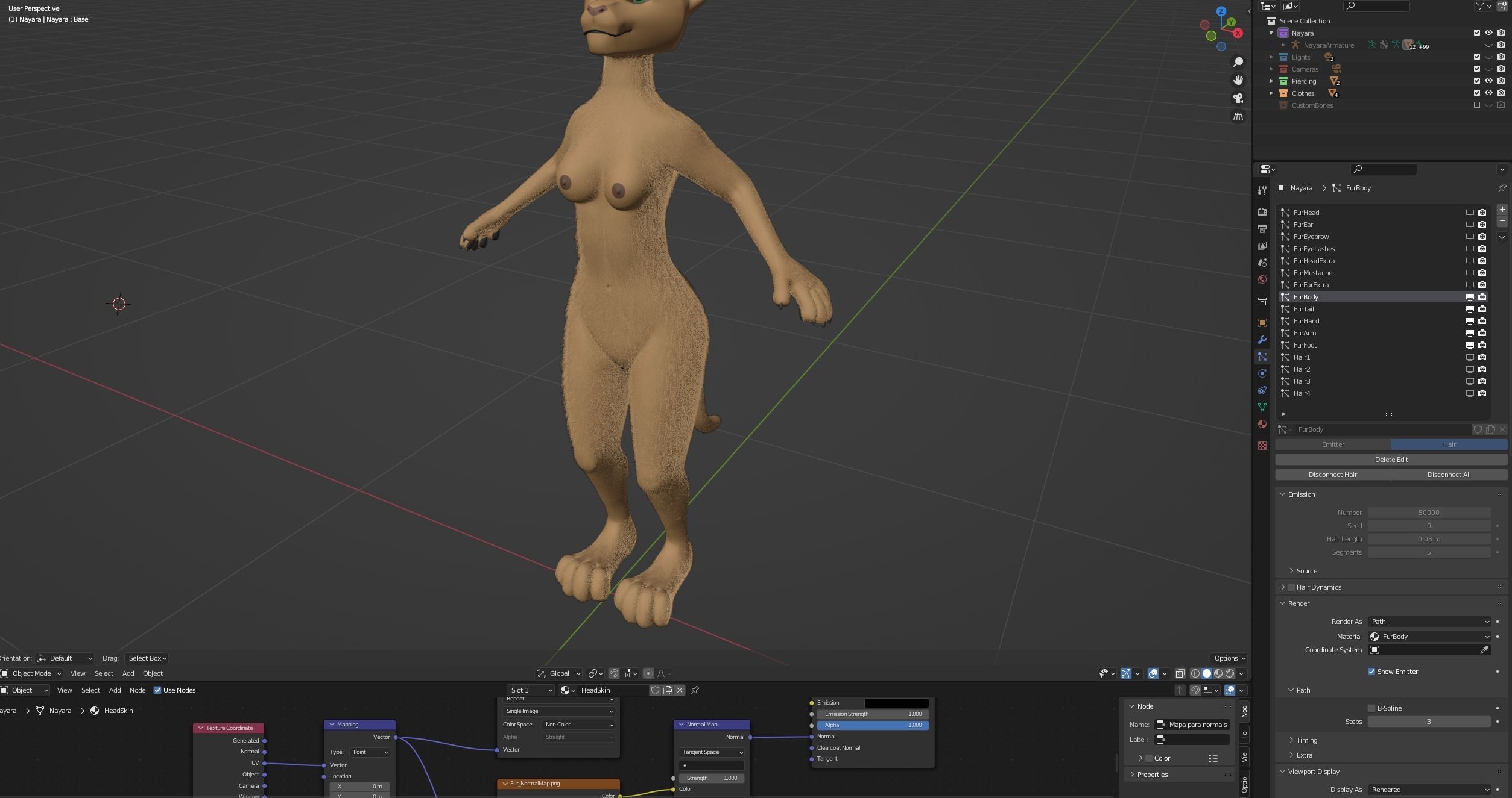 Nayara Anthro Lioness 3D model_100