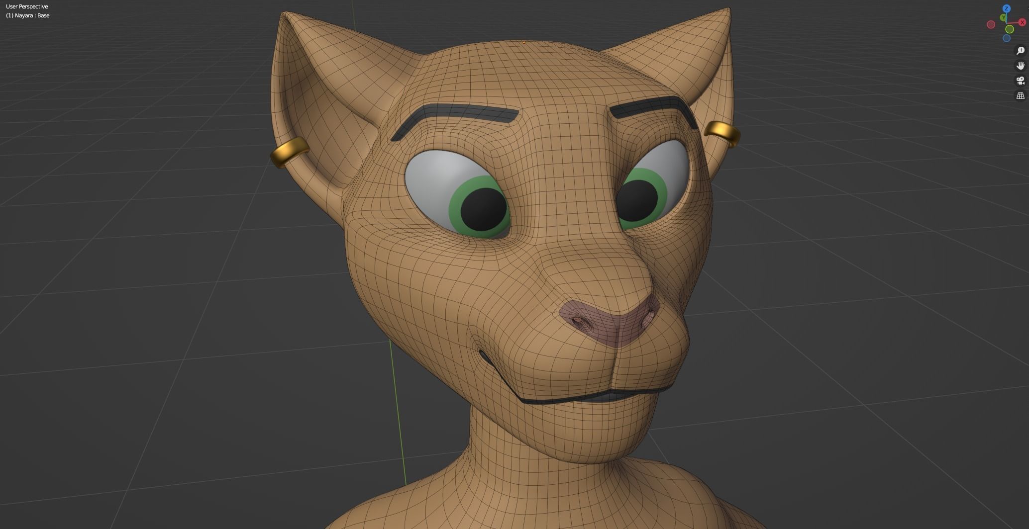 Nayara Anthro Lioness 3D model_61