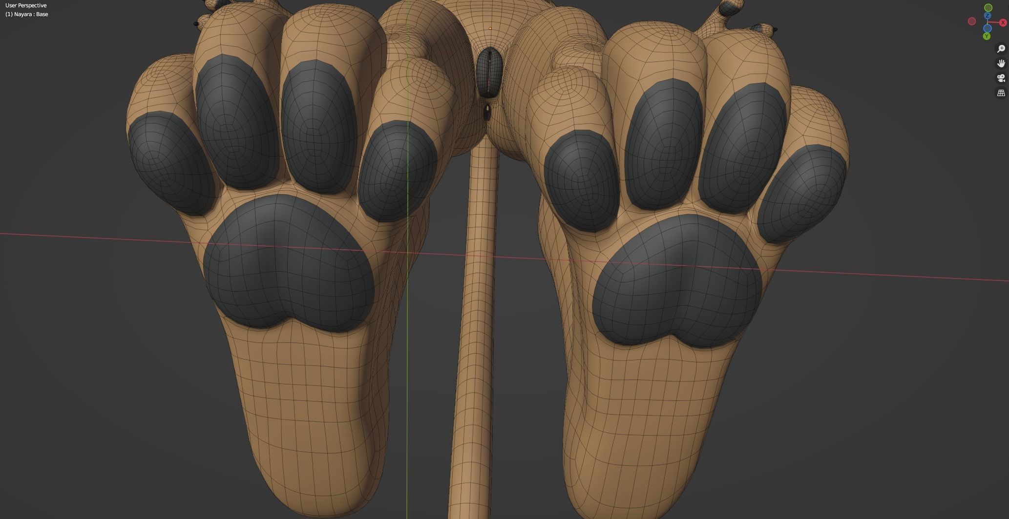 Nayara Anthro Lioness 3D model_72