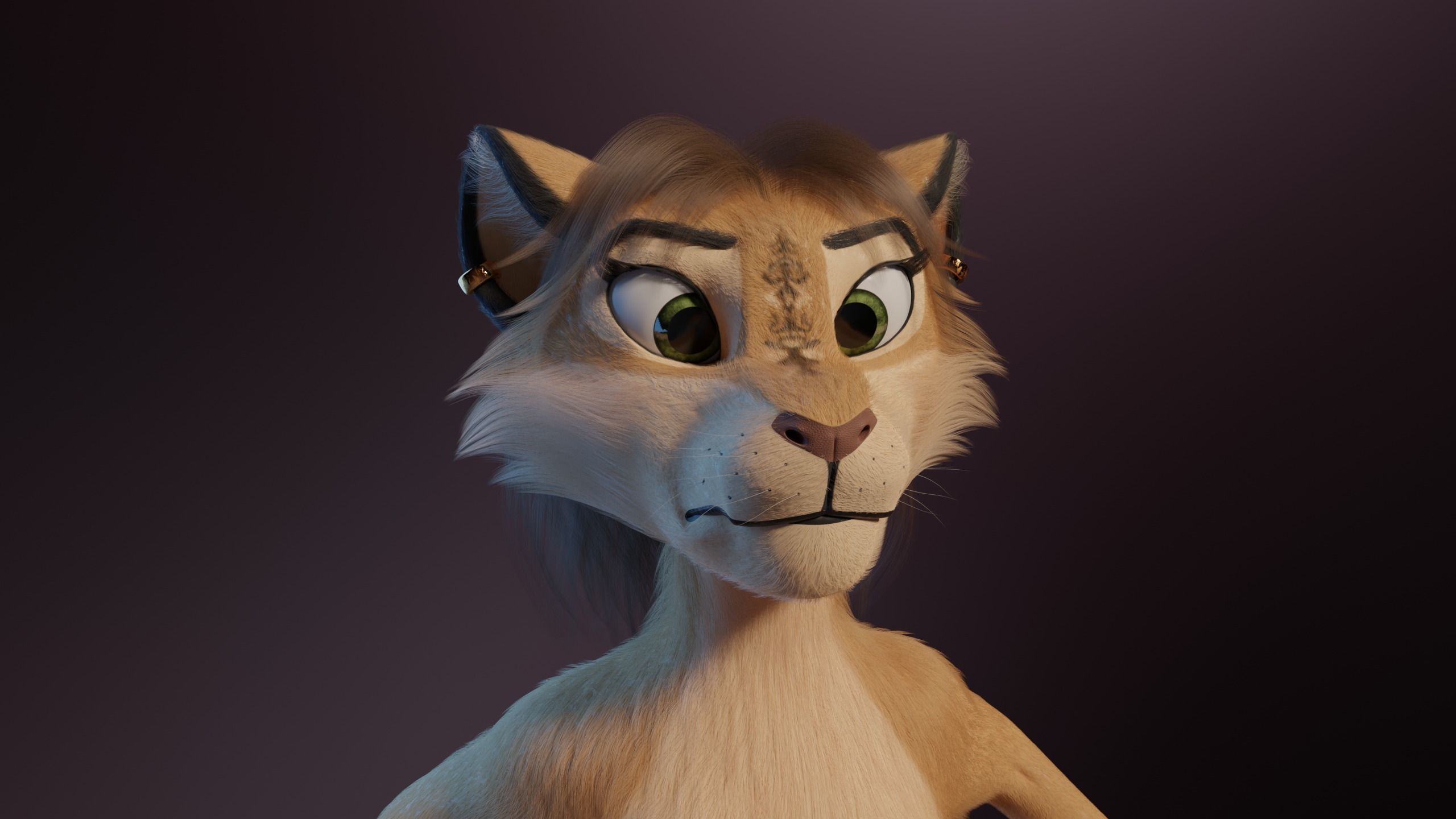 Nayara Anthro Lioness 3D model_32