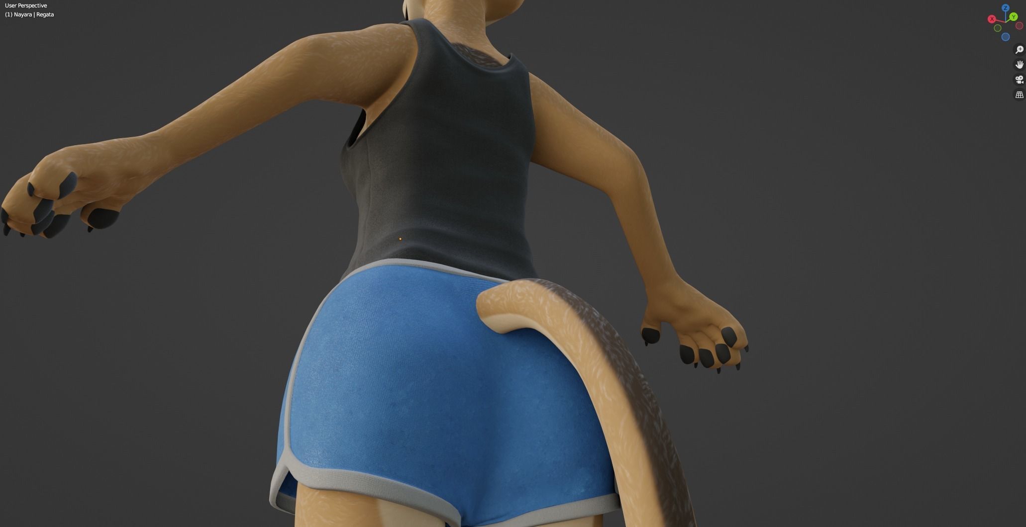 Nayara Anthro Lioness 3D model_85
