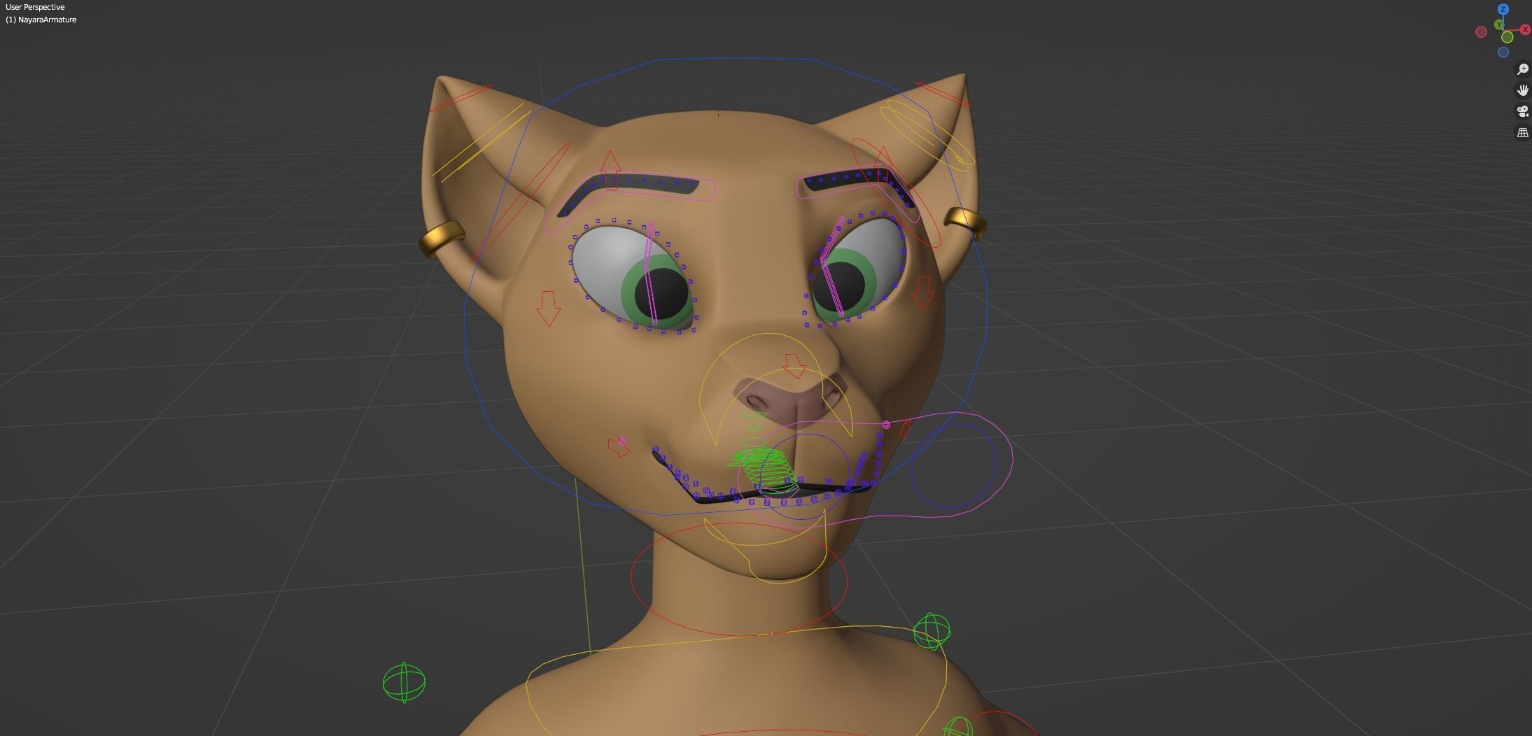 Nayara Anthro Lioness 3D model_45