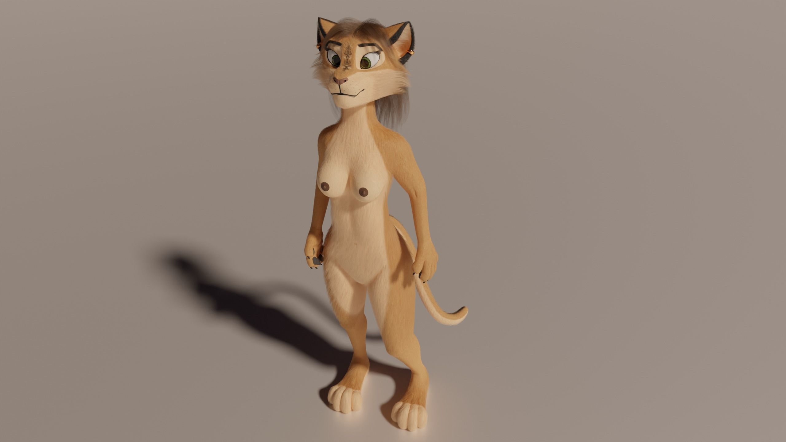 Nayara Anthro Lioness 3D model_37