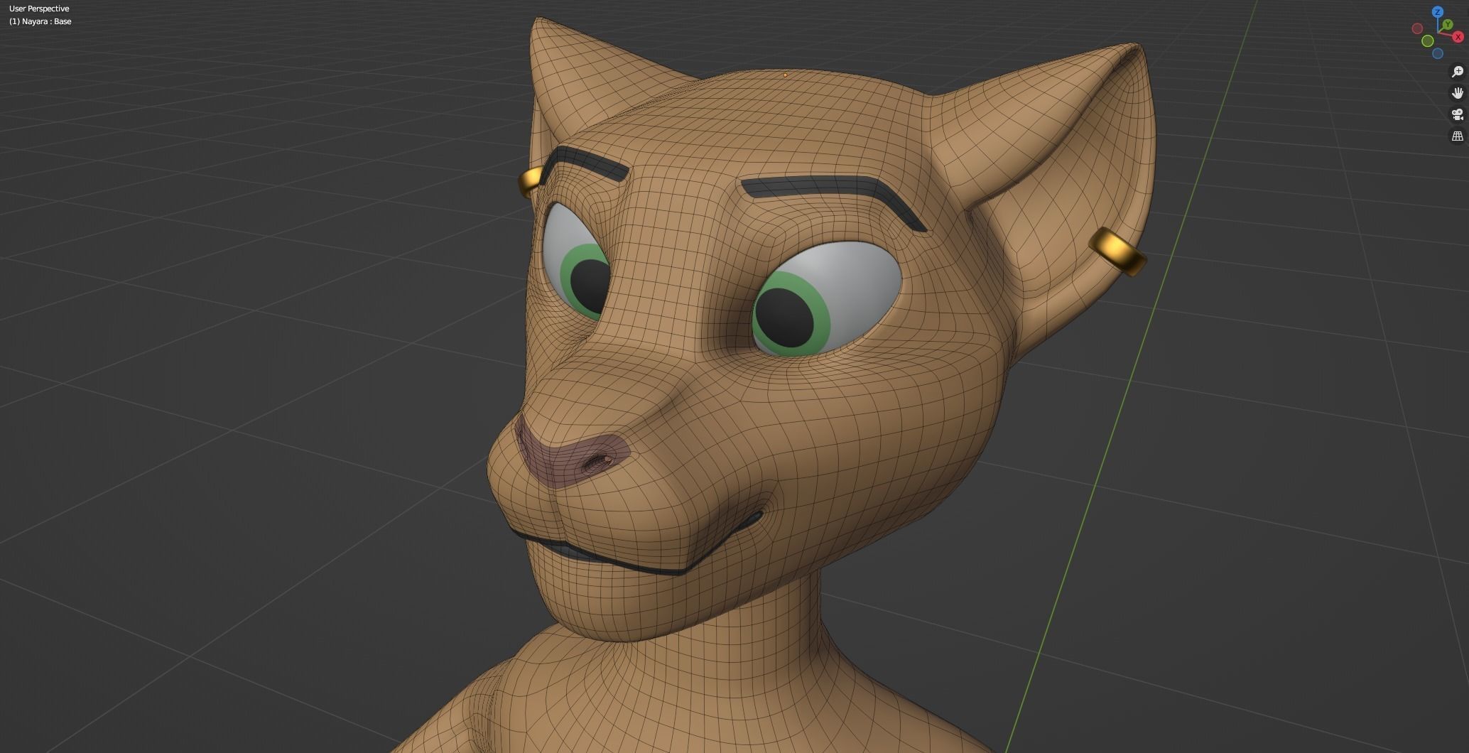 Nayara Anthro Lioness 3D model_62