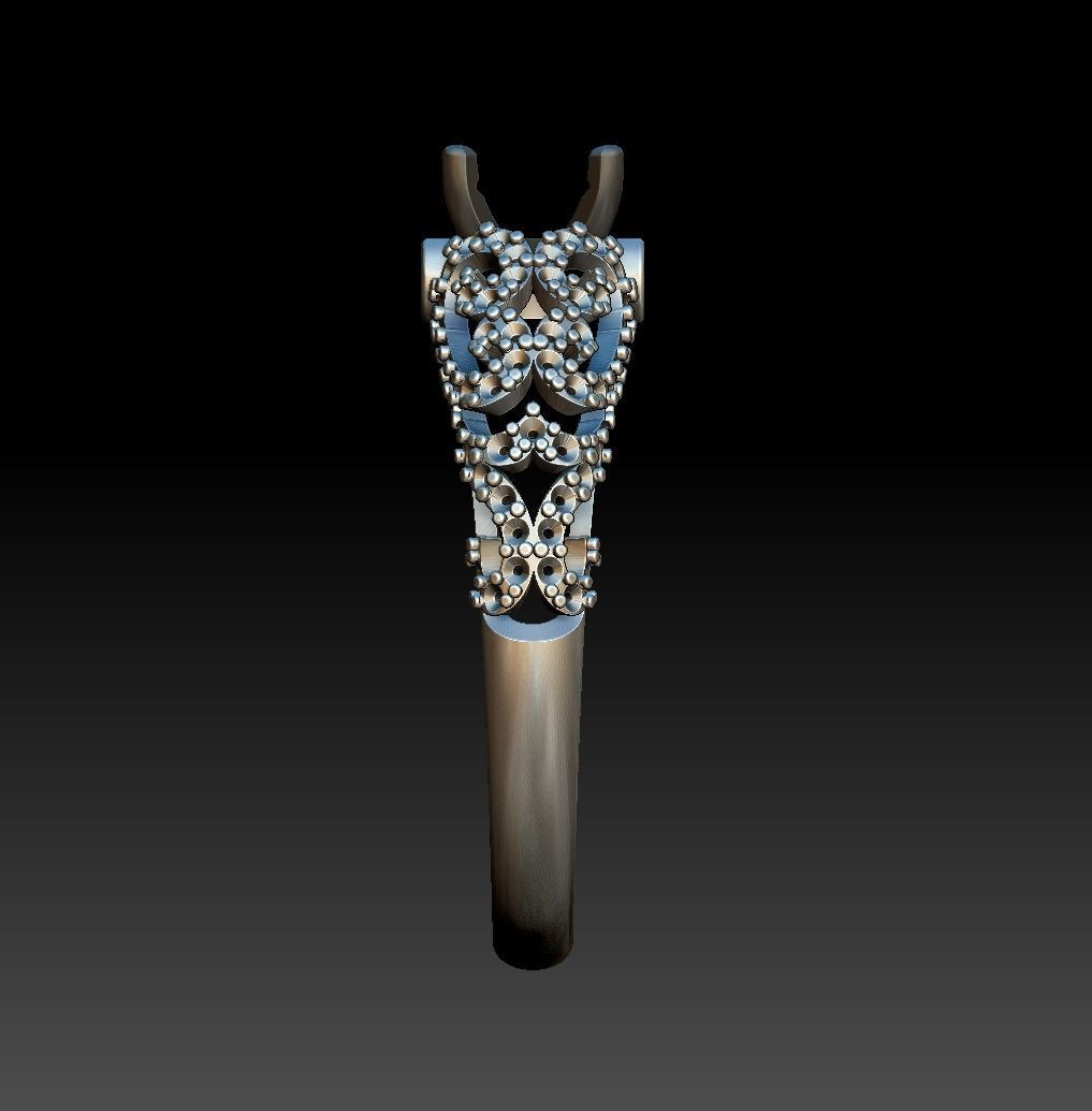 Beauty Ring 025 3D print model_12