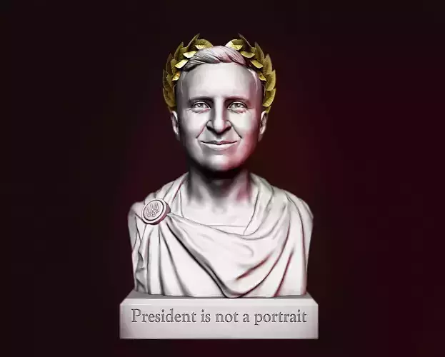 Vladimir Zelensky bust  3D print model
