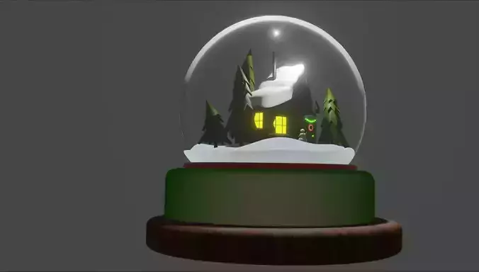 xmas glass ball