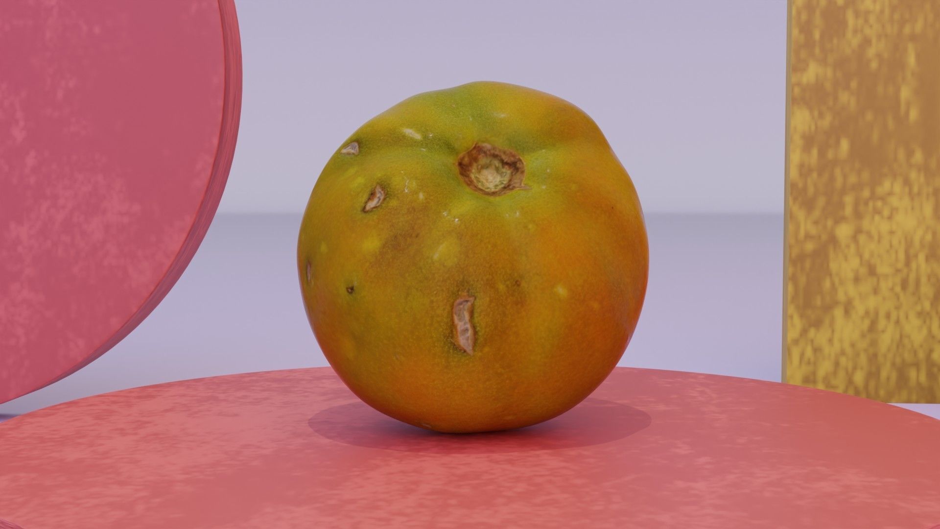 Tomato 03 Low-poly 3D model_1