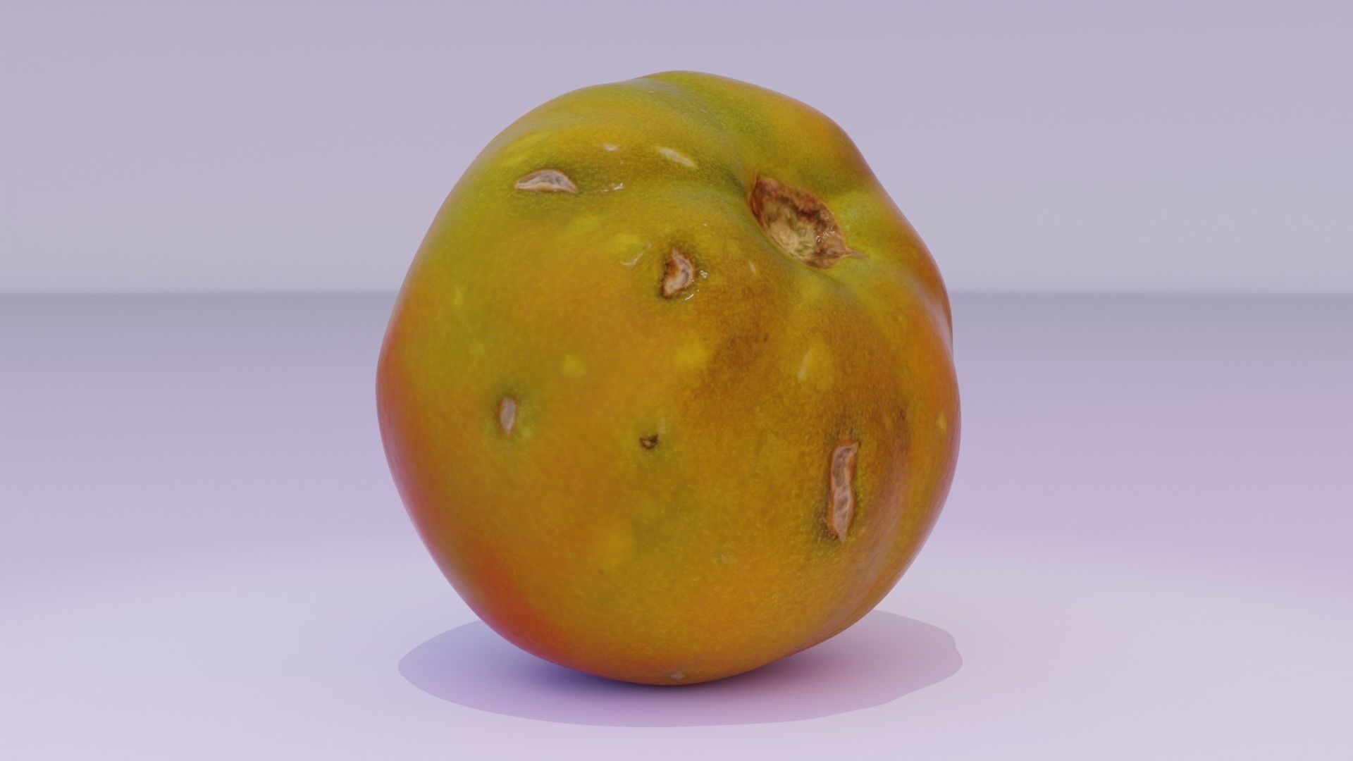 Tomato 03 Low-poly 3D model_12