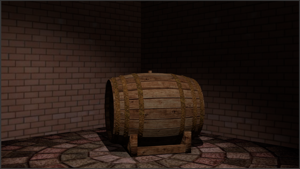 Barrel wooden barrels - wooden barrels 3D model_2