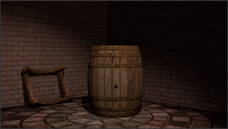 Barrel wooden barrels - wooden barrels 3D model_5