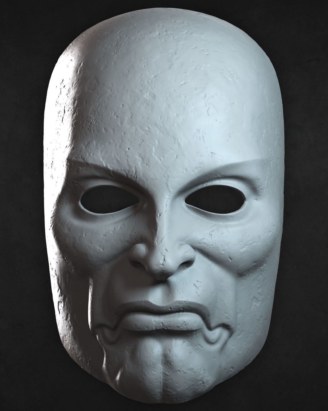 Necromonger single face mask 3D print model_2