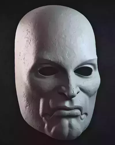 Necromonger single face mask 3D print model
