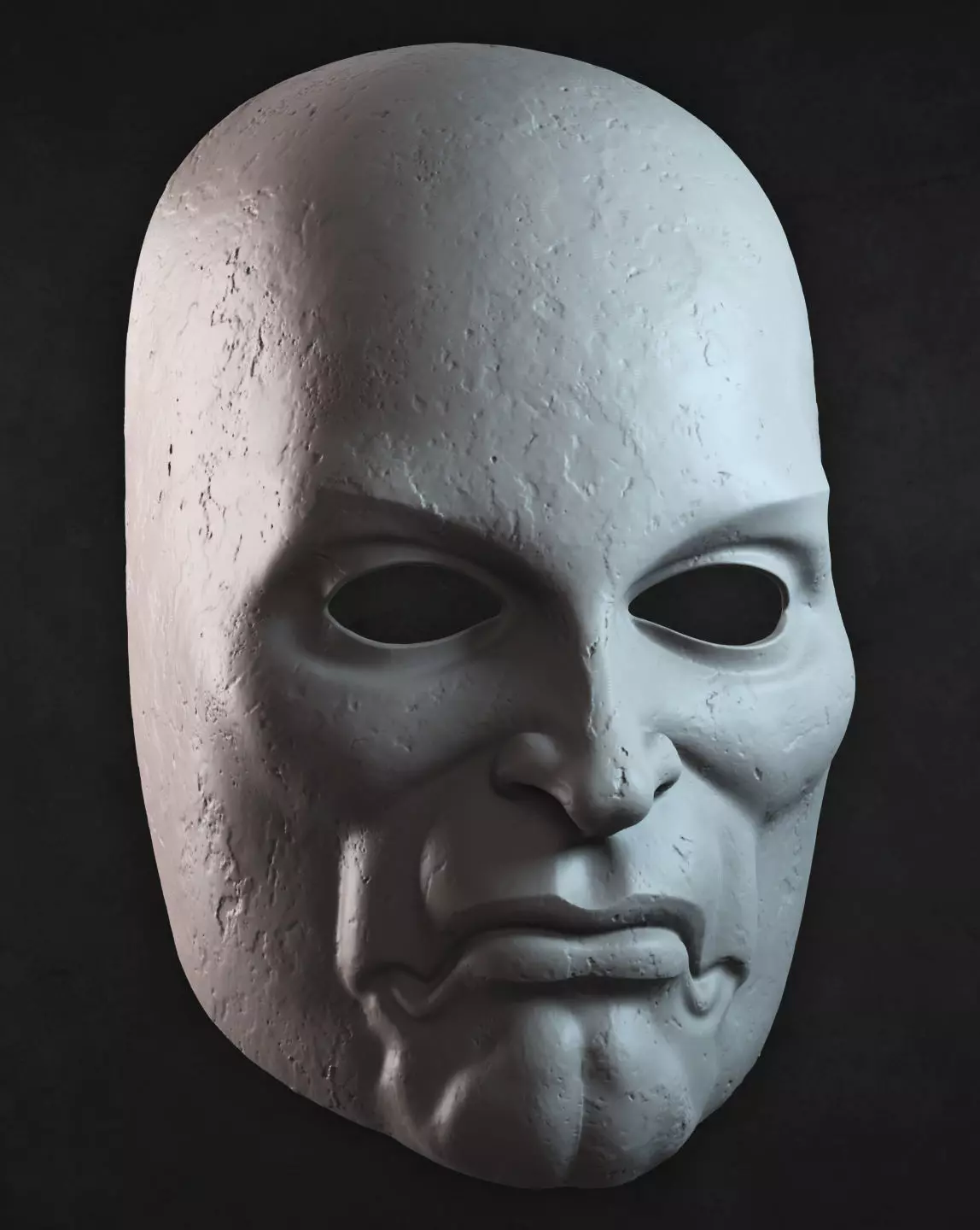 Necromonger single face mask 3D print model_0