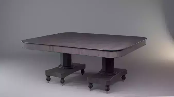 19th Century Regency Mahogany Dining Table