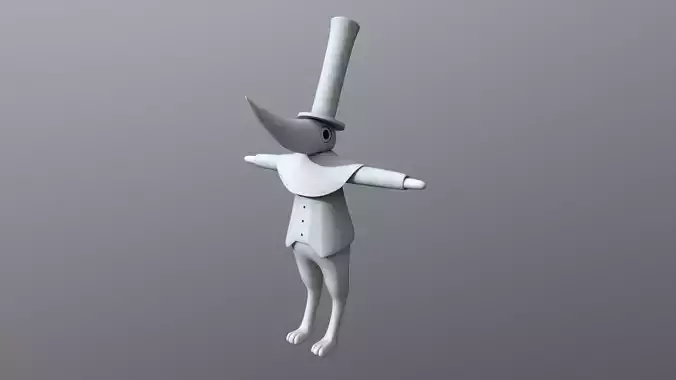 Soul Eater - Excalibur Rigged Low-poly 3D model