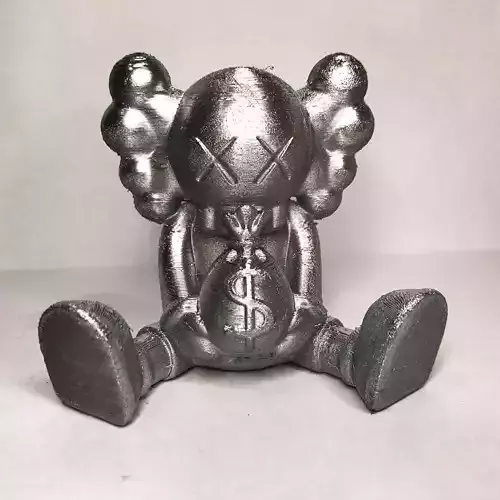Mini Kaws Cash Bag 3D print model