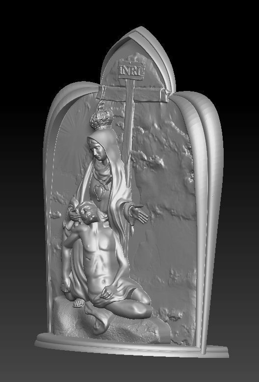 Jesus and Maria 3D model_3