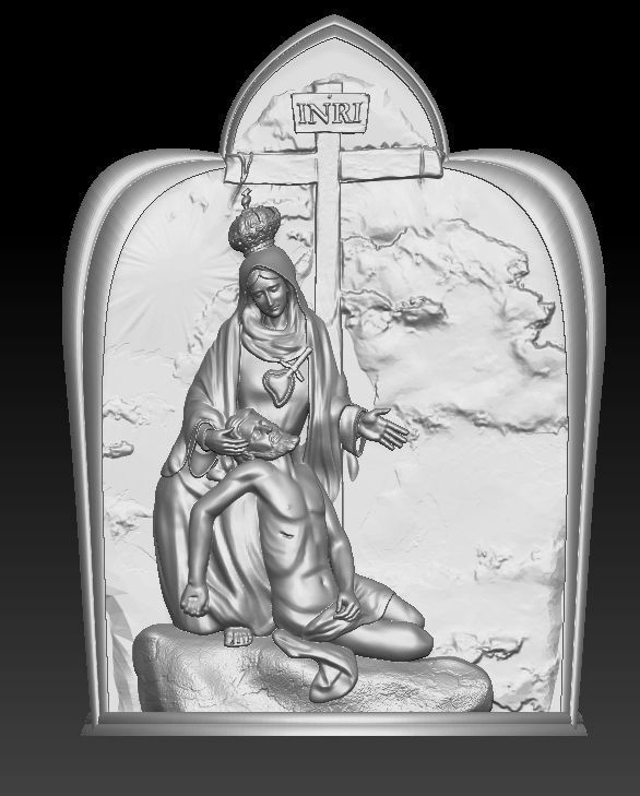 Jesus and Maria 3D model_1