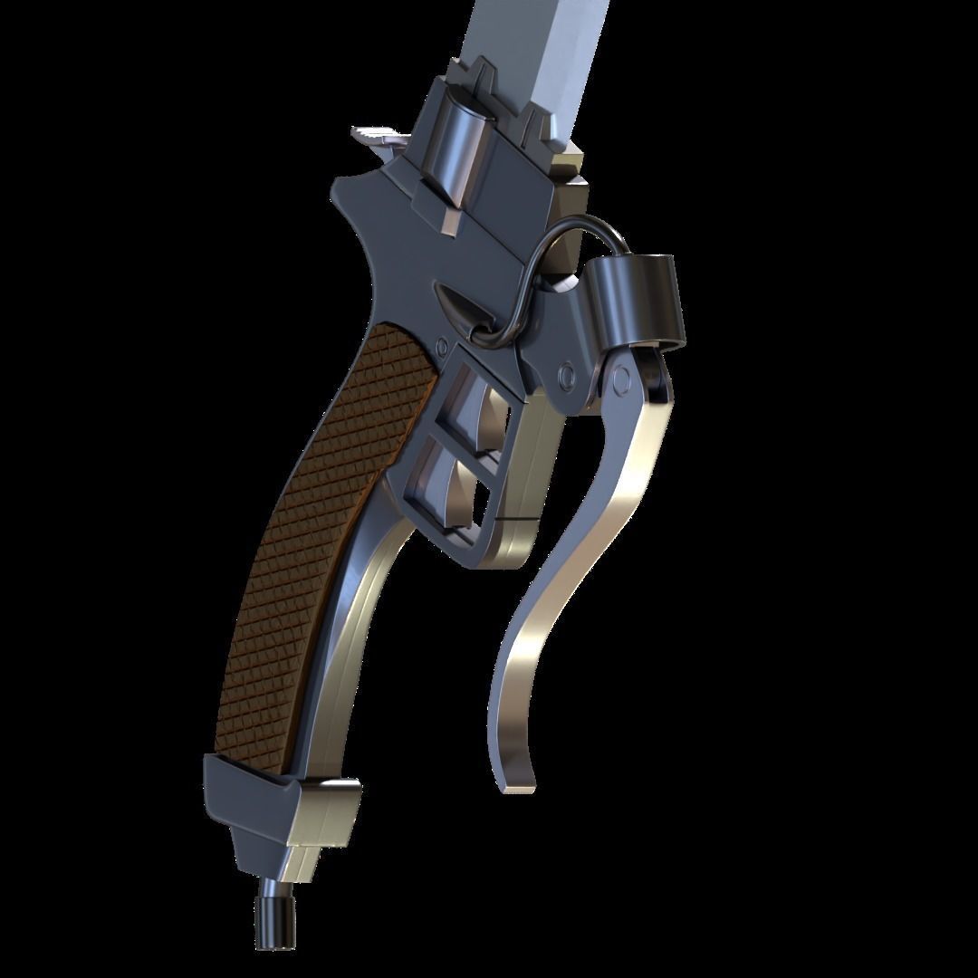 Attack On Titan 3D maneuver gear ODM sword 3D print model_18