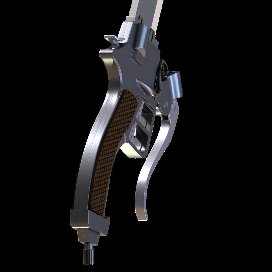 Attack On Titan 3D maneuver gear ODM sword 3D print model_4