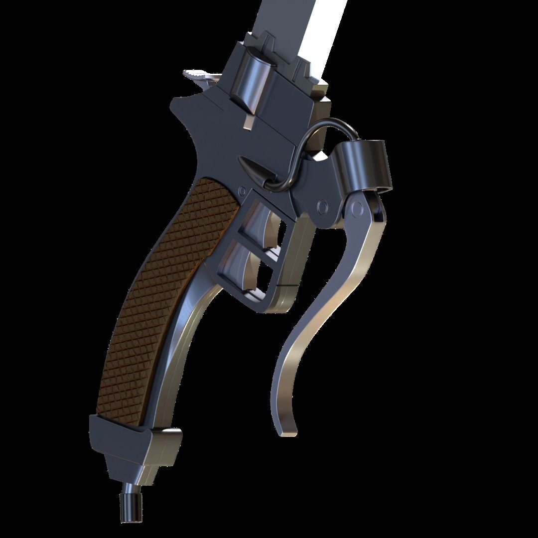 Attack On Titan 3D maneuver gear ODM sword 3D print model_19