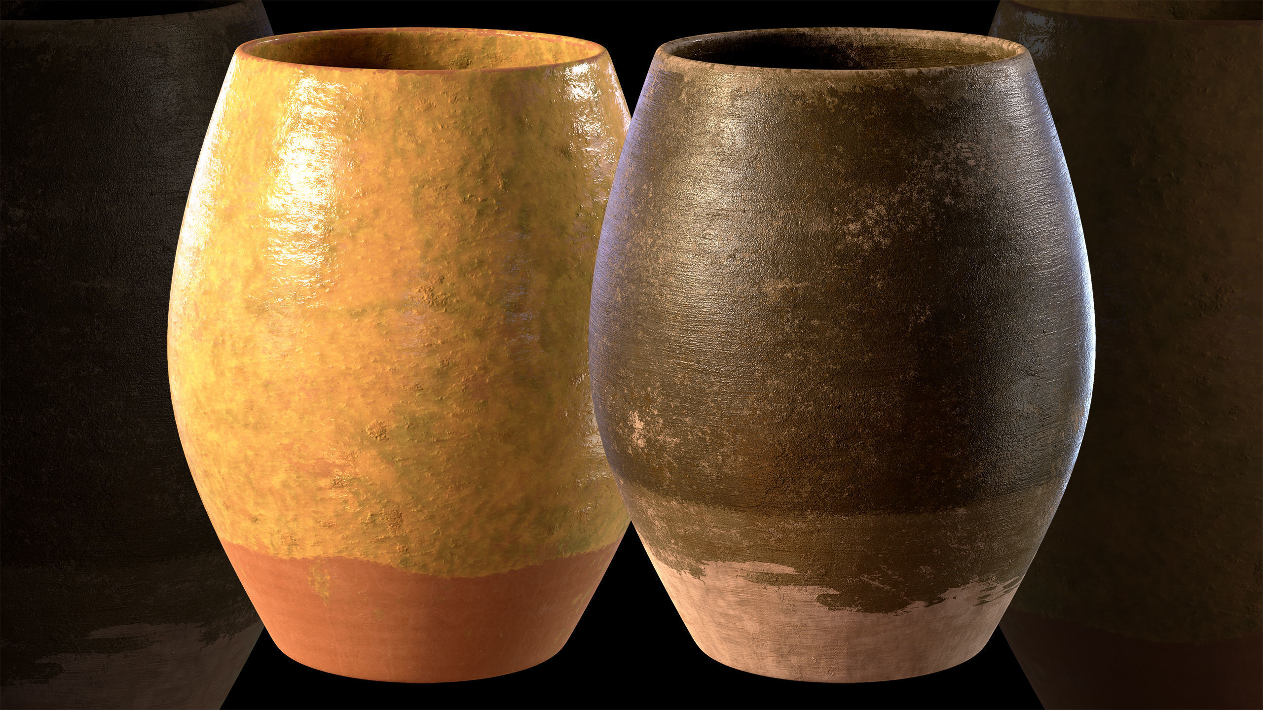 30 Pottery Smart material  20 Base Material with textures Texture_13