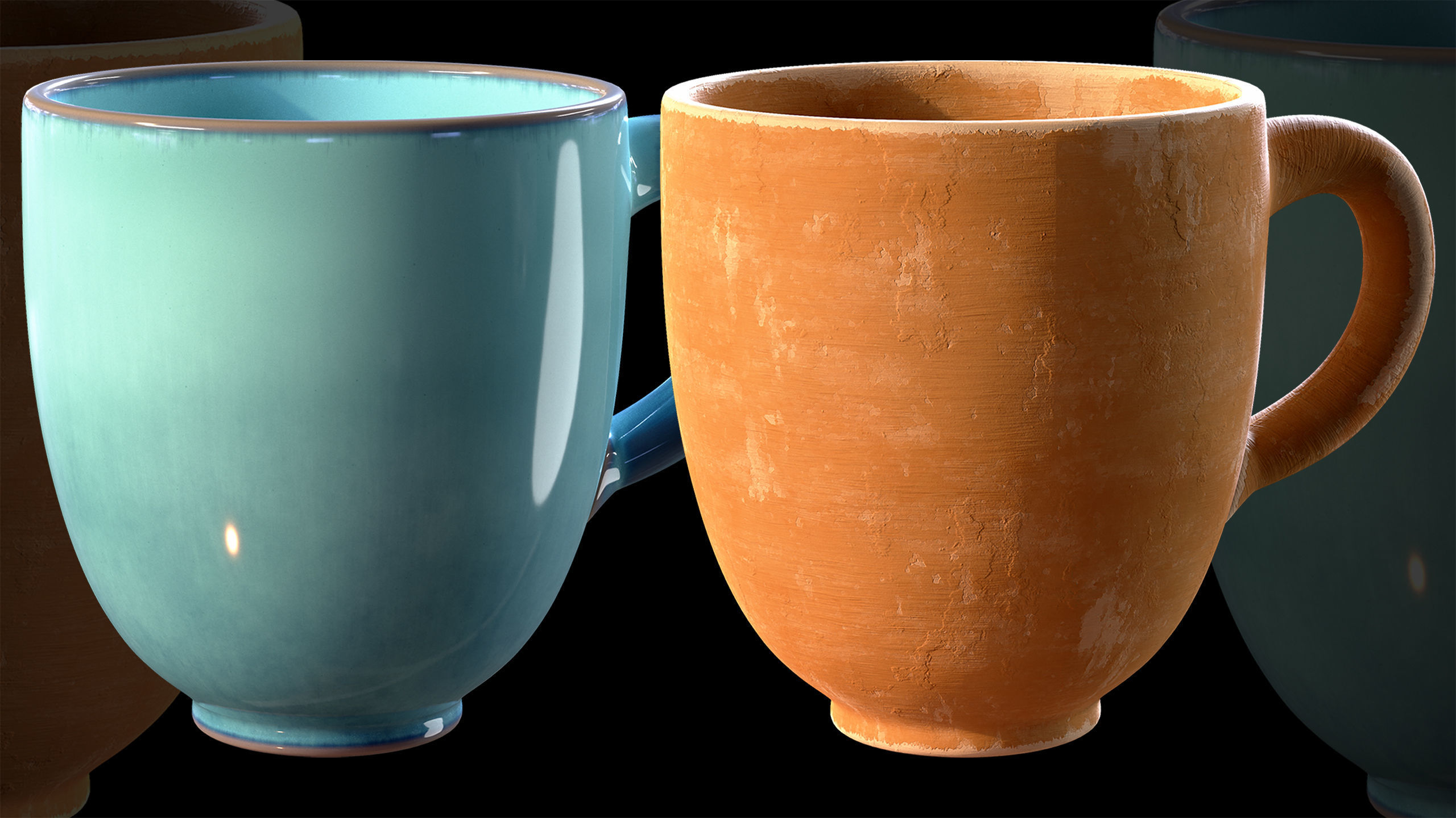 30 Pottery Smart material  20 Base Material with textures Texture_7