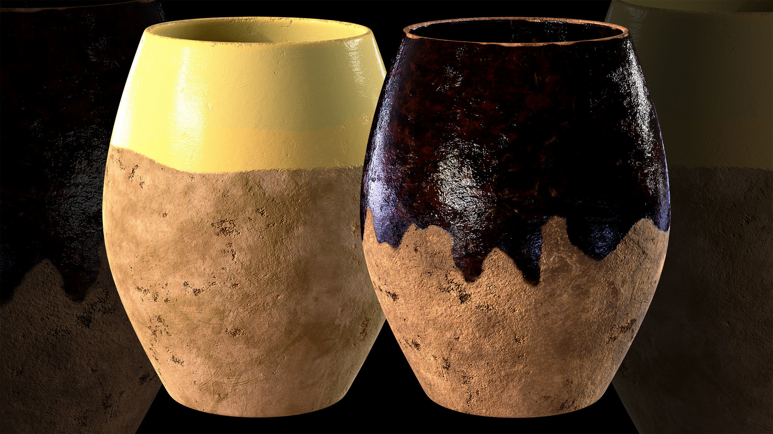 30 Pottery Smart material  20 Base Material with textures Texture_18