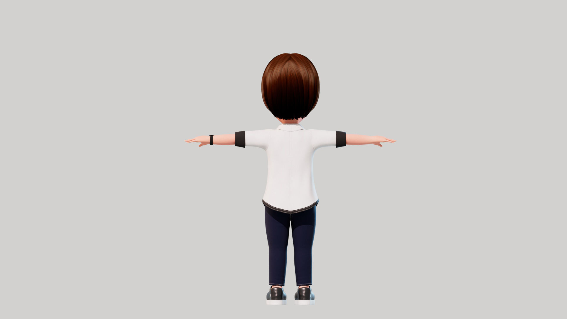 Cartoon Boy Sam 3D model_8