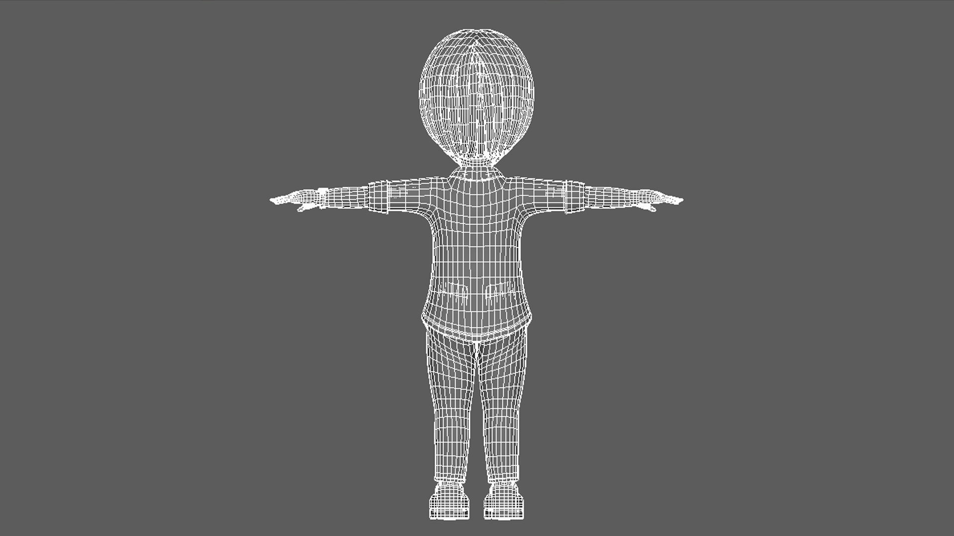 Cartoon Boy Sam 3D model_19