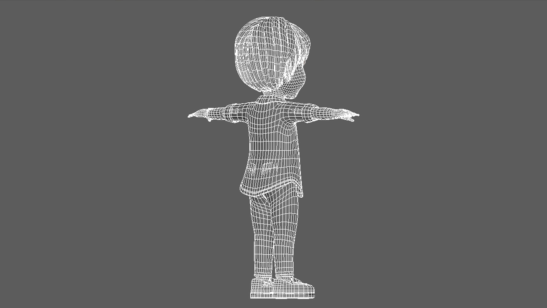 Cartoon Boy Sam 3D model_18