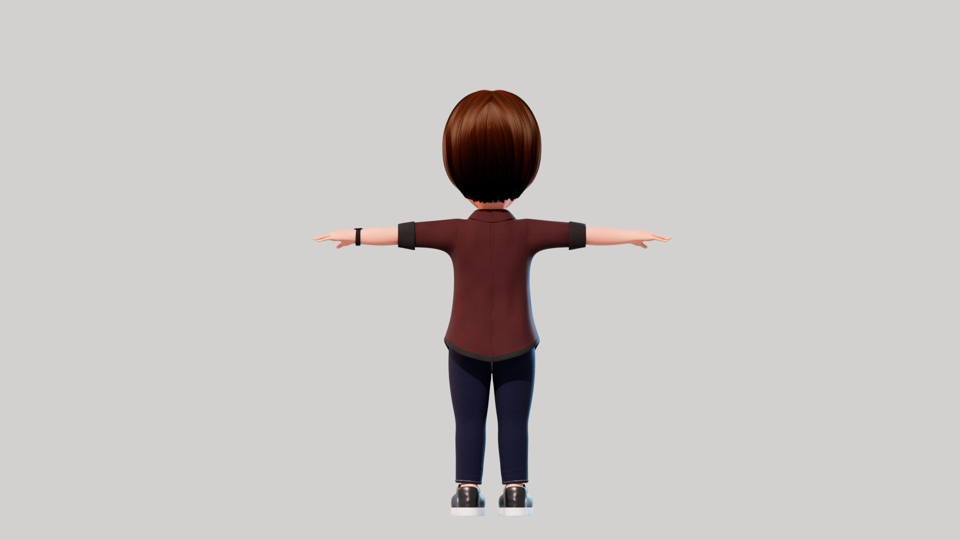 Cartoon Boy Sam 3D model_7