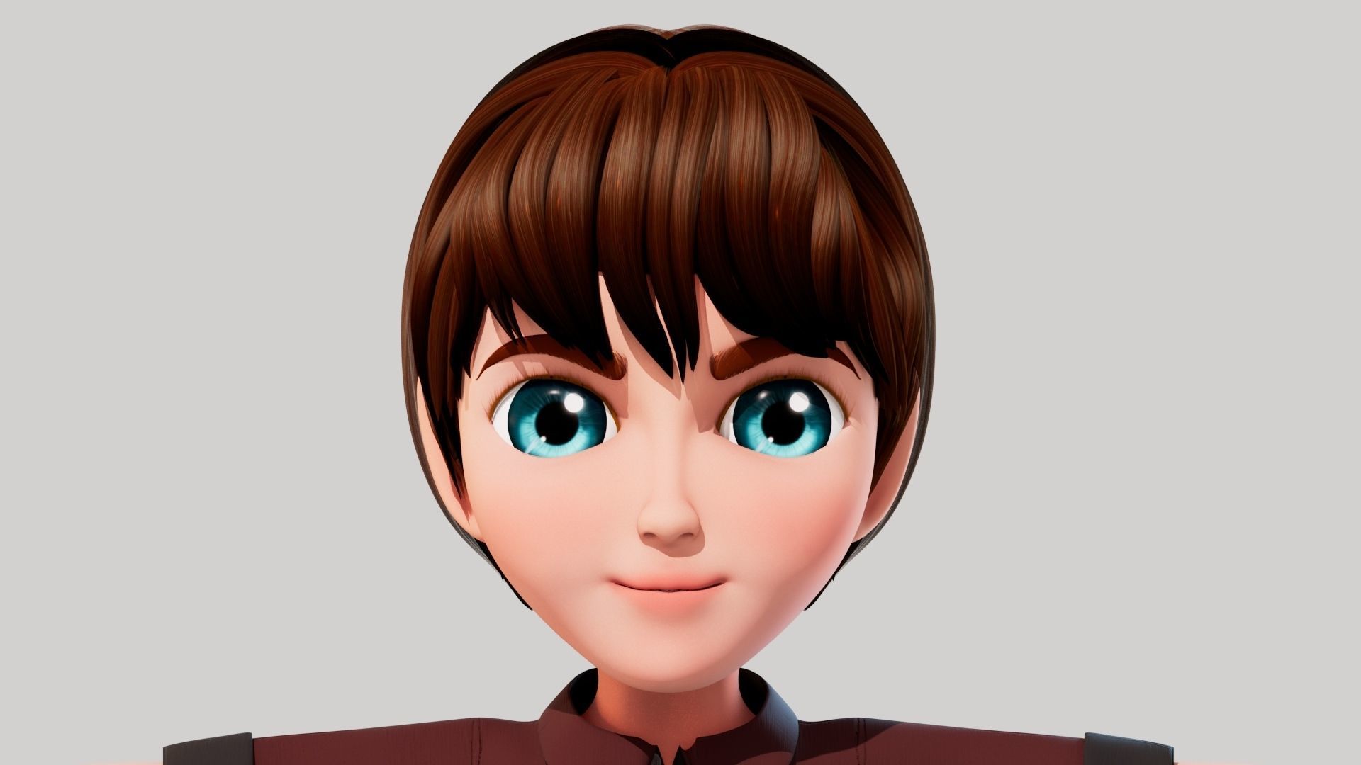 Cartoon Boy Sam 3D model_11