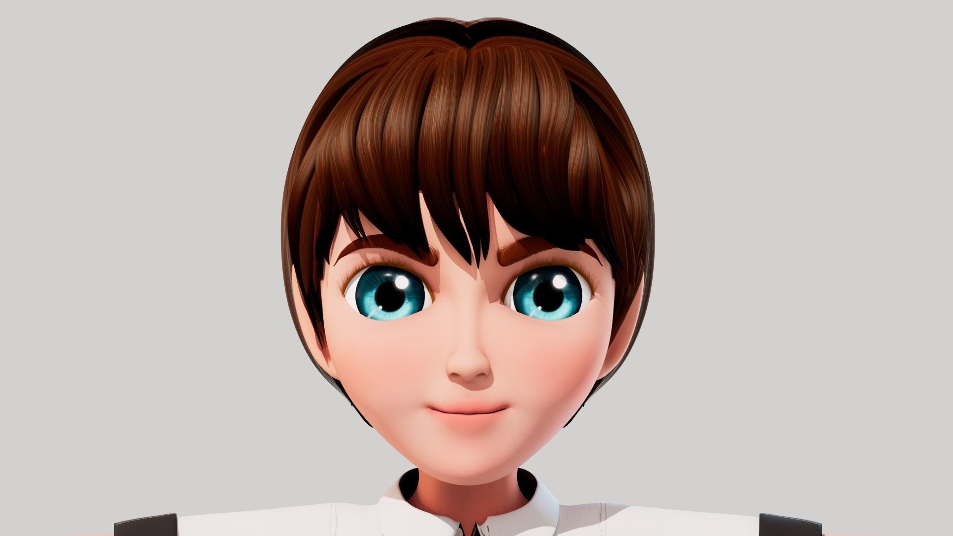 Cartoon Boy Sam 3D model_12