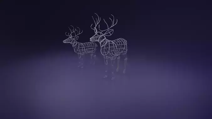 Wire deer
