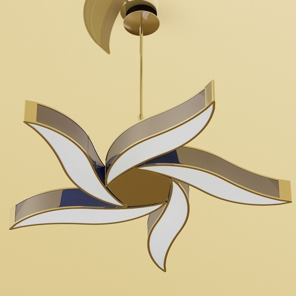 3 Pendant Lamps Collection 3D model_6