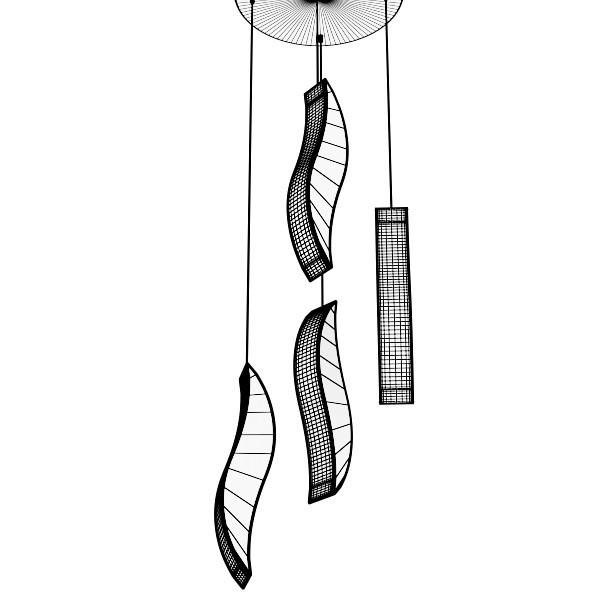3 Pendant Lamps Collection 3D model_26