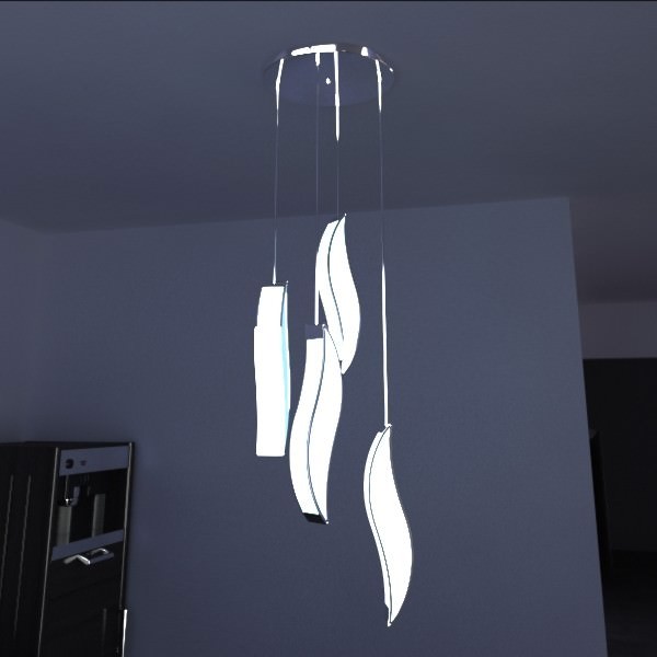 3 Pendant Lamps Collection 3D model_20