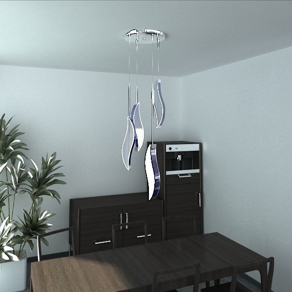 3 Pendant Lamps Collection 3D model_13